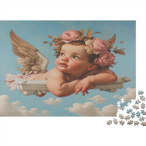 Baby Cherub 1000 Stück Puzzles Für Erwachsene Teenager Lernspiel Spielzeug Geschenk Für Erwachsene Und Kinder Ab 12 Jahren 1000pcs (75x50cm) von GAOYUCHUN