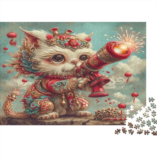 Baby Dragon 500 Teile Puzzle Für Erwachsene Lernspiel Spielzeug Geschenk Puzzle Für Erwachsene Und Kinder Ab 14 Jahren 500pcs (52x38cm) von GAOYUCHUN