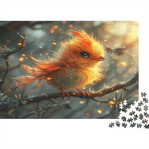 Baby Pheonix Puzzle mit 1000 Teilen, Dekoration für Zuhause, unmögliches Puzzle, buntes Puzzle für Erwachsene und Kinder, 1000 Teile (75 x 50 cm) von GAOYUCHUN