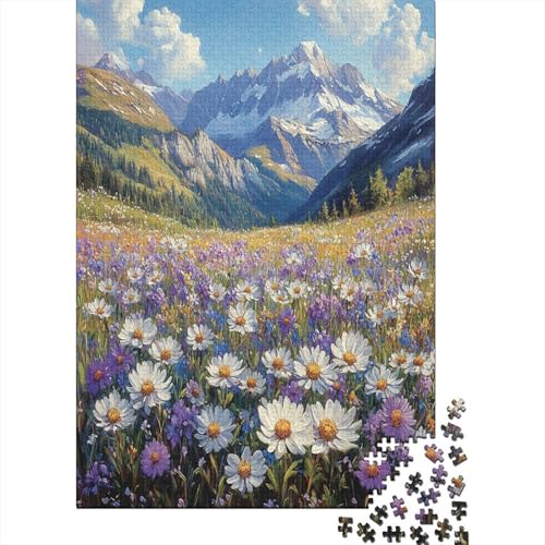 Beautiful Fields Puzzle 1000 Teile Erwachsene Abbauen Familien Holzpuzzle Erwachsene Schwieriges Für Erwachsene Und Kinder Ab 12 Jahren 1000pcs (75x50cm) von GAOYUCHUN