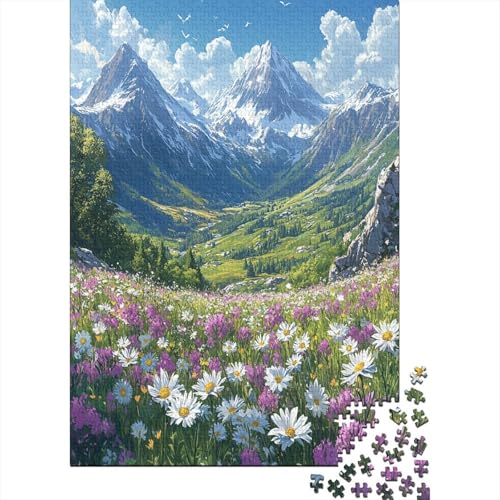 Beautiful Fields Puzzle 1000 Teile Erwachsene Abbauen Familien Holzpuzzle Erwachsene Schwieriges Für Erwachsene Und Kinder Ab 12 Jahren 1000pcs (75x50cm) von GAOYUCHUN