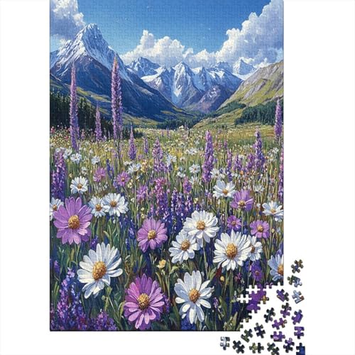 Beautiful Fields Puzzle 1000 Teile Erwachsene Lernspiel Spielzeug Geschenk Holzpuzzles Herausforderung Für Erwachsene Und Kinder Ab 12 Jahren 1000pcs (75x50cm) von GAOYUCHUN