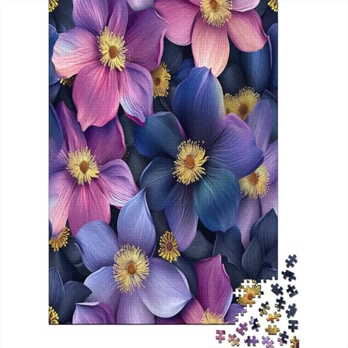 Beautiful Flowers 300-teiliges Puzzle Für Erwachsene Kinder Geschicklichkeitsspiel Für Die Ganze Familie Puzzle Für Erwachsene Und Kinder Ab 14 Jahren 300pcs (40x28cm) von GAOYUCHUN