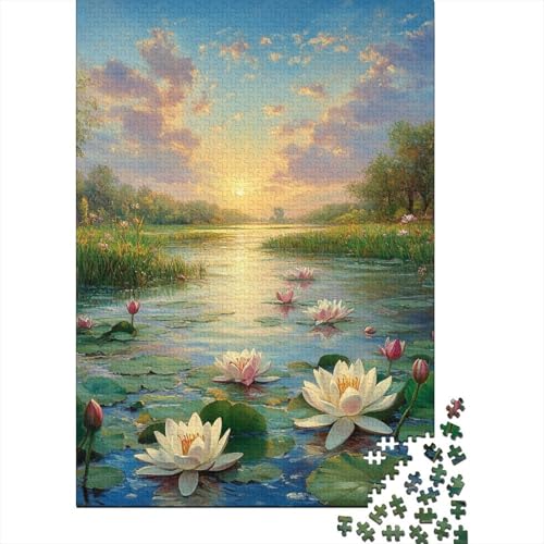 Beautiful Landscape 1000 Teile Puzzles Lernspiel Spielzeug Geschenk Puzzle 1000 Teile Puzzles Heim Dekoration Stressabbau-Spielzeug Für Erwachsene Und Kinder Ab 12 Jahren 1000pcs (75x50cm) von GAOYUCHUN