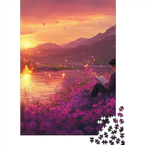 Beautiful Landscape 1000 Teile Puzzles Lernspiel Spielzeug Geschenk Puzzle 1000 Teile Puzzles Heim Dekoration Stressabbau-Spielzeug Für Erwachsene Und Kinder Ab 12 Jahren 1000pcs (75x50cm) von GAOYUCHUN