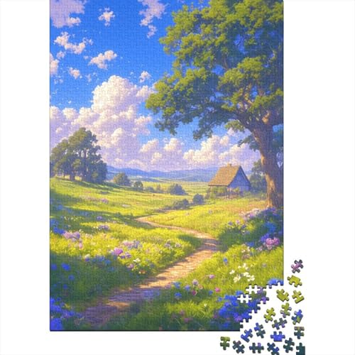 Beautiful Landscape Puzzle 1000 Teile Lernspiel Spielzeug Geschenk Holzpuzzle Erwachsene Schwieriges Für Erwachsene Und Kinder Ab 12 Jahren 1000pcs (75x50cm) von GAOYUCHUN