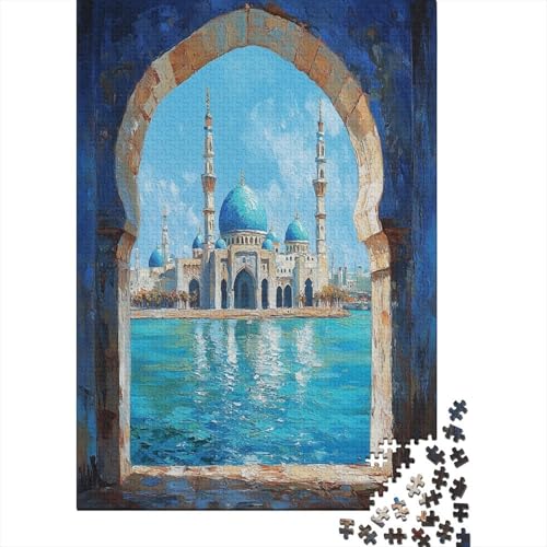 Beautiful Ocean View House 1000-teiliges Puzzle Lernspiel Spielzeug Geschenk Puzzle 1000 Teile Holzpuzzle Erwachsene Schwieriges Für Erwachsene Und Kinder Ab 12 Jahren 300pcs (40x28cm) von GAOYUCHUN