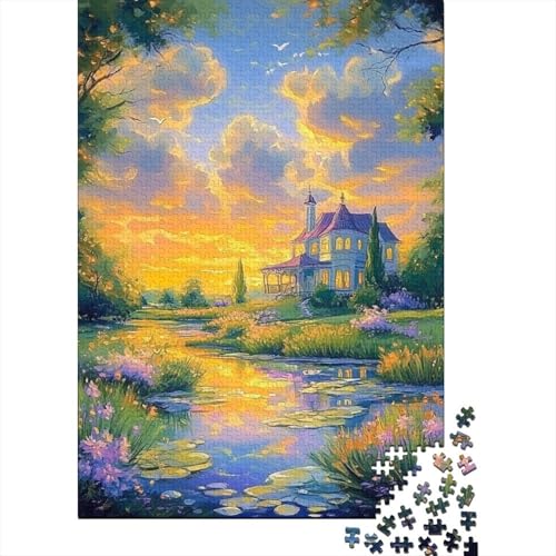 Beautiful Scenery 1000 Teile Puzzles Lernspiel Spielzeug Geschenk Puzzle 1000 Teile Puzzles Heim Dekoration Stressabbau-Spielzeug Für Erwachsene Und Kinder Ab 12 Jahren 1000pcs (75x50cm) von GAOYUCHUN