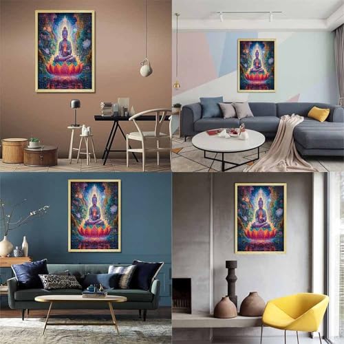 Buddha Statue Puzzle 1000 Teile Erwachsener Kniffel Spaß Für Die Ganze Familie - Abwechslungsreiche 1000 Puzzleteilige Motive Puzzlespiel Erwachsene, Puzzel 1000pcs (75x50cm) von GAOYUCHUN