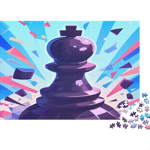 Chess Video Game 500 Stück Puzzles Für Erwachsene Teenager Geschenke Für Frauen Für Erwachsene Und Kinder Ab 12 Jahren 500pcs (52x38cm) von GAOYUCHUN