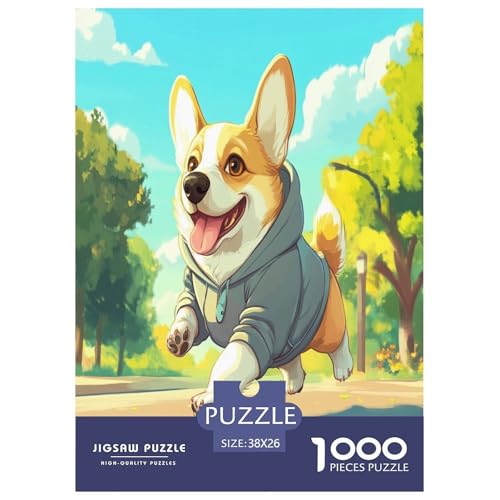 Corgi Puzzle 1000-teilige Schwer Puzzle Spielzeug Lernspiel Impossible Herausforderungsspielzeug Für Erwachsene Und Kinder in Bewährter 38x26cm/1000pcs Corgi Puzzle 1000-teilige Schwer Puzzle Spielzeug Lernspiel Impossible Herausforderungsspielzeug Für Erwachsene Und Kinder in Bewährter 38x26cm/1000pcs von GAOYUCHUN