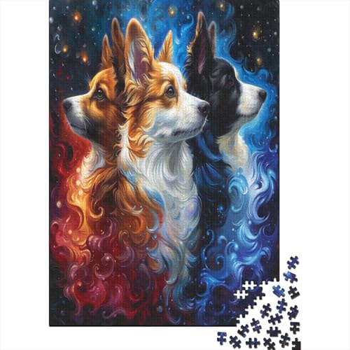 Corgis Puzzle 300 Teile Für Erwachsene Puzzles Brain Challenge Spielen Character Puzzles Spiel Puzzle Für Erwachsene Und Kinder Ab 14 Jahren 300pcs (40x28cm) von GAOYUCHUN