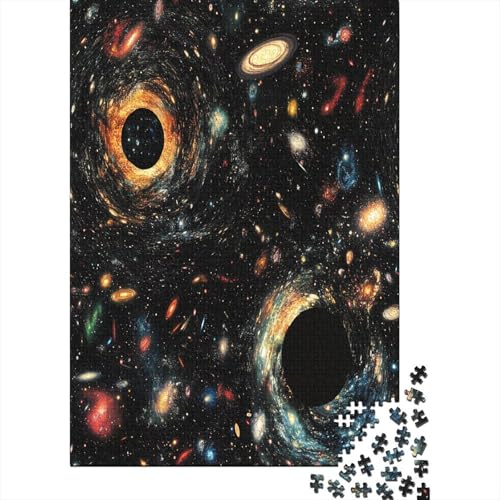 Cosmic Galaxy 1000 Teile Puzzles Lernspiel Spielzeug Geschenk Puzzle 1000 Teile Puzzles Heim Dekoration Stressabbau-Spielzeug Für Erwachsene Und Kinder Ab 12 Jahren 1000pcs (75x50cm) von GAOYUCHUN