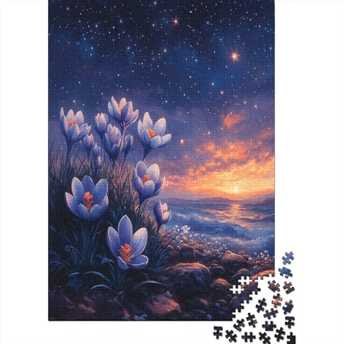 Cosmos Flower Puzzle 1000 Teile Erwachsene Abbauen Familien Holzpuzzle Erwachsene Schwieriges Für Erwachsene Und Kinder Ab 12 Jahren 1000pcs (75x50cm) von GAOYUCHUN