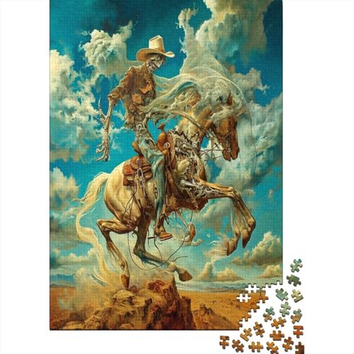 Cowboy Hunting 300 Teile Puzzle Für Erwachsene Impossible Puzzle Puzzle Für Erwachsene Und Kinder Ab 14 Jahren 300pcs (40x28cm) von GAOYUCHUN