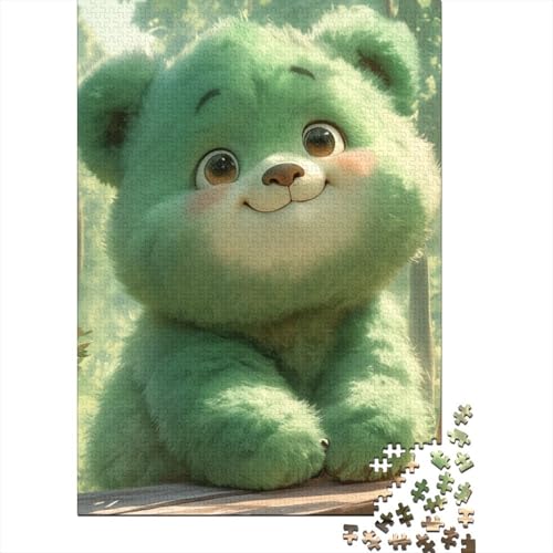 Cute Baby Panda Puzzle 1000 Teile ErwachseneStressabbau-Spielzeug Holzpuzzle Erwachsene Herausforderung Für Erwachsene Und Kinder Ab 12 Jahren 1000pcs (75x50cm) von GAOYUCHUN