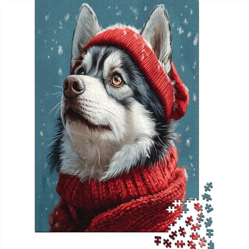 Cute Dog 1000 Teile Puzzles Lernspiel Spielzeug Geschenk Puzzle 1000 Teile Puzzles Heim Dekoration Stressabbau-Spielzeug Für Erwachsene Und Kinder Ab 12 Jahren 1000pcs (75x50cm) von GAOYUCHUN