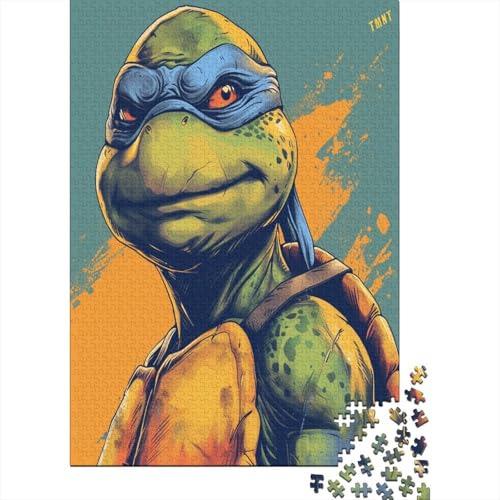 Cute Turtles Puzzle 300 Teile Für Erwachsene Puzzles Lernspiel Spielzeug Geschenk Für Erwachsene Und Kinder Ab 12 Jahren 300pcs (40x28cm) von GAOYUCHUN