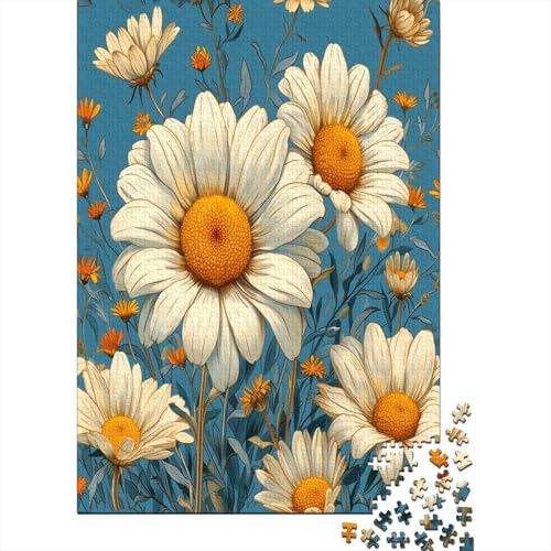 Daisy Flowers Puzzle 1000 Teile Für Erwachsene Puzzles Geschenke Für Frauen Für Erwachsene Und Kinder Ab 12 Jahren 1000pcs (75x50cm) von GAOYUCHUN