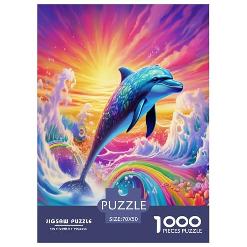 Delphin Puzzle 1000 Teile Schwer Puzzle Spielzeug Lernspiel Impossible Herausforderung Spielzeug Für Erwachsene Und Kinder Ab 14 Jahren 70x50cm/1000pcs Delphin Puzzle 1000 Teile Schwer Puzzle Spielzeug Lernspiel Impossible Herausforderung Spielzeug Für Erwachsene Und Kinder Ab 14 Jahren 70x50cm/1000pcs von GAOYUCHUN