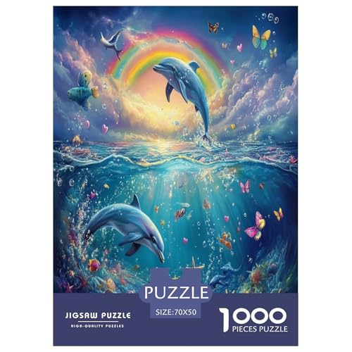 Delphin Puzzles 1000 Teile Schwer Puzzle Spielzeug Lernspiel Impossible Herausforderung Spielzeug Für Erwachsene Und Kinder Ab 12 Jahren 70x50cm/1000pcs Delphin Puzzles 1000 Teile Schwer Puzzle Spielzeug Lernspiel Impossible Herausforderung Spielzeug Für Erwachsene Und Kinder Ab 12 Jahren 70x50cm/1000pcs von GAOYUCHUN