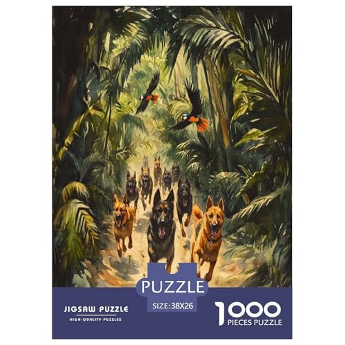 Deutscher Schäfers Puzzle 1000 Teile Schwer Puzzle Spielzeug Pädagogisches Spiel Impossible Herausforderungsspielzeug Für Erwachsene Kinder 38x26cm/1000pcs Deutscher Schäfers Puzzle 1000 Teile Schwer Puzzle Spielzeug Pädagogisches Spiel Impossible Herausforderungsspielzeug Für Erwachsene Kinder 38x26cm/1000pcs von GAOYUCHUN