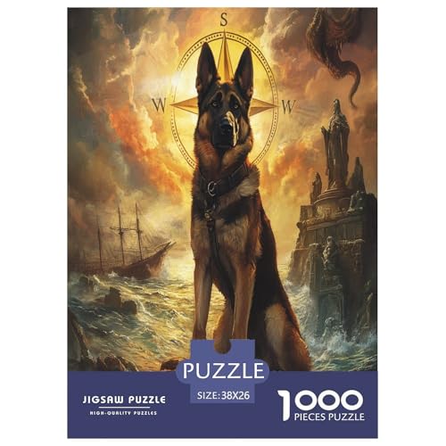 Deutscher Schäfers Puzzle 1000-teilige Schwer Puzzle Spielzeug Lernspiel Impossible Herausforderung Spielzeug Für Erwachsene Und Kinder Ab 12 Jahren 38x26cm/1000pcs Deutscher Schäfers Puzzle 1000-teilige Schwer Puzzle Spielzeug Lernspiel Impossible Herausforderung Spielzeug Für Erwachsene Und Kinder Ab 12 Jahren 38x26cm/1000pcs von GAOYUCHUN
