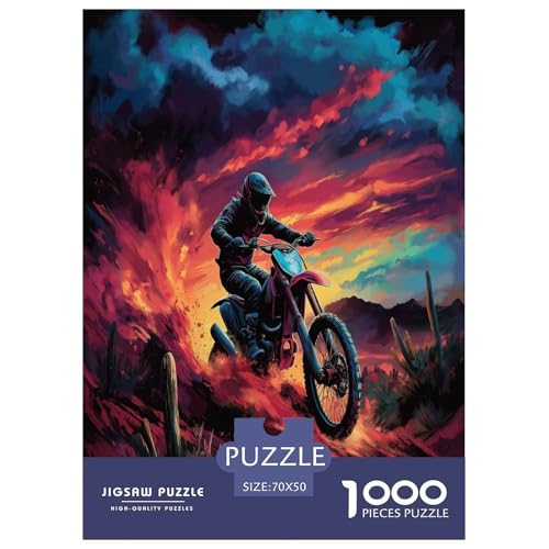 Dirt Bike Puzzles 1000 Teile Schwer Puzzle Spielzeug Pädagogisches Spiel Impossible Herausforderung Spielzeug Für Erwachsene Und Kinder in Bewährter 70x50cm/1000pcs Dirt Bike Puzzles 1000 Teile Schwer Puzzle Spielzeug Pädagogisches Spiel Impossible Herausforderung Spielzeug Für Erwachsene Und Kinder in Bewährter 70x50cm/1000pcs von GAOYUCHUN