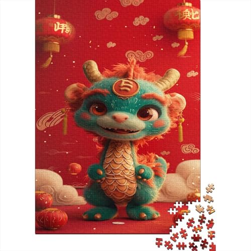 Dragon 300 Teile Puzzle Für Erwachsene EIN Herausforderndes Rätsel Puzzle Für Erwachsene Und Kinder Ab 14 Jahren 300pcs (40x28cm) von GAOYUCHUN