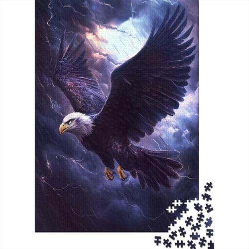 Eagle Puzzle 1000 Teile Erwachsene Lernspiel Spielzeug Geschenk Holzpuzzle Erwachsene Für Erwachsene Und Kinder 1000pcs (75x50cm) von GAOYUCHUN