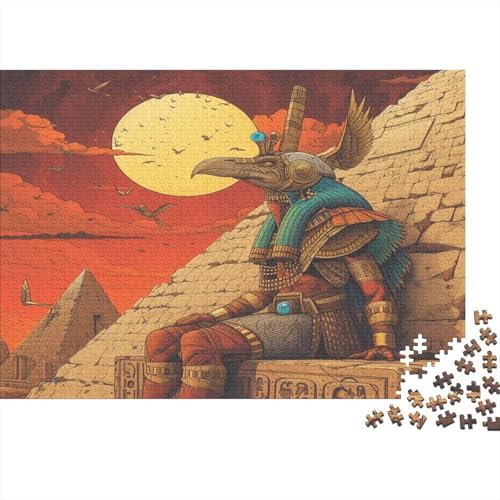 Egyptian God 500 Teile Puzzle Für Erwachsene Geschicklichkeitsspiel Für Die Ganze Familie Puzzle Für Erwachsene Und Kinder Ab 14 Jahren 500pcs (52x38cm) von GAOYUCHUN