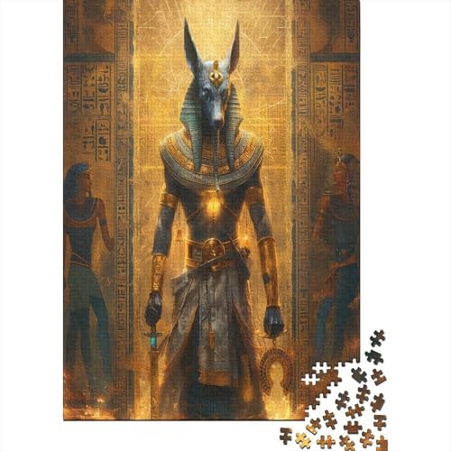 Egyptian Pharaoh 1000 Teile Puzzle Für Erwachsene Geschicklichkeitsspiel Für Die Ganze Familie Für Erwachsene Und Kinder Ab 12 Jahren 1000pcs (75x50cm) von GAOYUCHUN