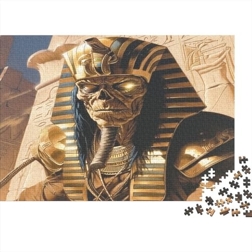 Egyptian Pharaoh Puzzle 500 Teile Für Erwachsene Puzzles EIN Herausforderndes Rätsel Für Erwachsene Und Kinder Ab 12 Jahren 500pcs (52x38cm) von GAOYUCHUN