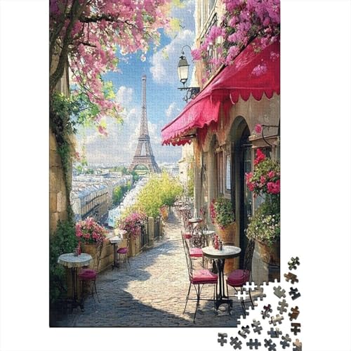 Eiffel Tower Puzzle 1000 Teile Erwachsene Lernspiel Spielzeug Geschenk Holzpuzzle Erwachsene Für Erwachsene Und Kinder 1000pcs (75x50cm) von GAOYUCHUN