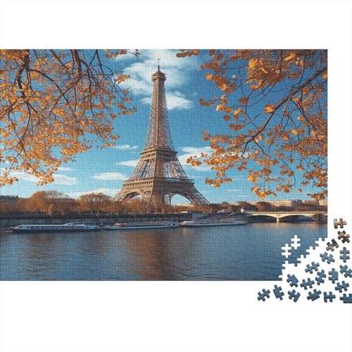 Eiffel Tower in Paris 300-teiliges Puzzle Für Erwachsene Kinder Geschenk-Puzzlespie Puzzle Für Erwachsene Und Kinder Ab 14 Jahren 300pcs (40x28cm) von GAOYUCHUN