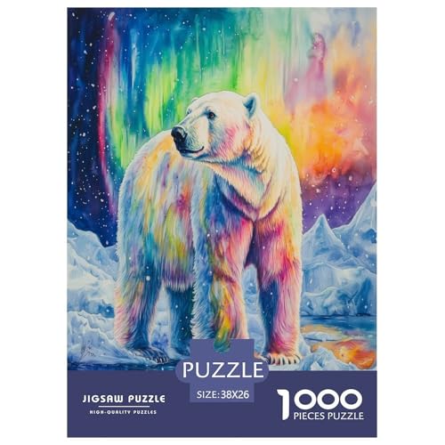 Eisbär Puzzle 1000-teilige Schwer Puzzle Spielzeug Pädagogisches Spiel Impossible Herausforderung Spielzeug Für Erwachsene Und Kinder in Bewährter 38x26cm/1000pcs Eisbär Puzzle 1000-teilige Schwer Puzzle Spielzeug Pädagogisches Spiel Impossible Herausforderung Spielzeug Für Erwachsene Und Kinder in Bewährter 38x26cm/1000pcs von GAOYUCHUN