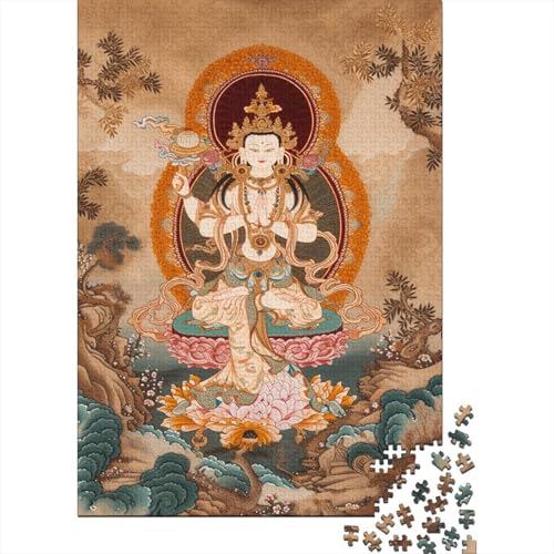 Female Deity 1000 Teile Puzzle Für Erwachsene Geschicklichkeitsspiel Für Die Ganze Familie Für Erwachsene Und Kinder Ab 12 Jahren 1000pcs (75x50cm) von GAOYUCHUN