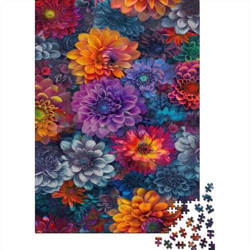 Flowers 300 Teile Puzzle Für Erwachsene Ein Herausforderndes Rätsel Puzzle Für Erwachsene Und Kinder Ab 14 Jahren 300pcs (40x28cm) von GAOYUCHUN