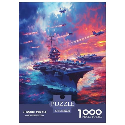 Flugzeugträger Puzzle 1000-teilige Schwer Puzzle Spielzeug Pädagogisches Spiel Impossible Herausforderung Spielzeug Für Erwachsene Kinder 38x26cm/1000pcs Flugzeugträger Puzzle 1000-teilige Schwer Puzzle Spielzeug Pädagogisches Spiel Impossible Herausforderung Spielzeug Für Erwachsene Kinder 38x26cm/1000pcs von GAOYUCHUN