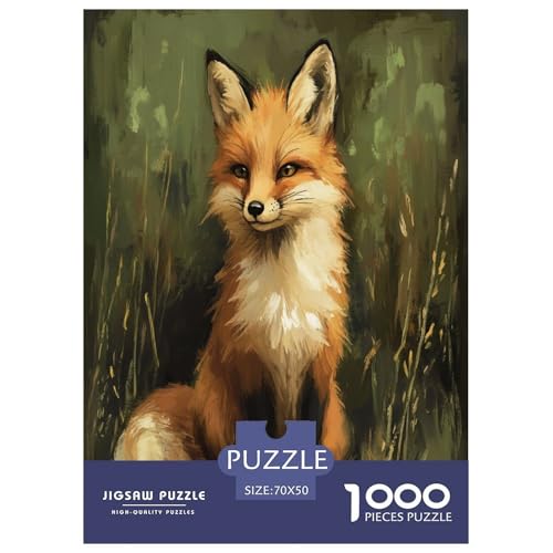 Fox Puzzles 1000-teilige Schwer Puzzle Spielzeug Lernspiel Impossible Herausforderungsspielzeug Für Erwachsene Und Kinder in Bewährter 70x50cm/1000pcs Fox Puzzles 1000-teilige Schwer Puzzle Spielzeug Lernspiel Impossible Herausforderungsspielzeug Für Erwachsene Und Kinder in Bewährter 70x50cm/1000pcs von GAOYUCHUN