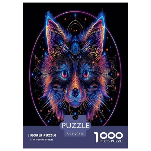 Fox Puzzles 1000-teilige Schwer Puzzle Spielzeug Lernspiel Impossible Herausforderungsspielzeug Für Erwachsene Und Kinder in Bewährter 70x50cm/1000pcs Fox Puzzles 1000-teilige Schwer Puzzle Spielzeug Lernspiel Impossible Herausforderungsspielzeug Für Erwachsene Und Kinder in Bewährter 70x50cm/1000pcs von GAOYUCHUN