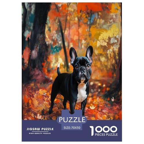 Französische BullHundge Puzzles 1000 Teile Schwer Puzzle Spielzeug Lernspiel Impossible Herausforderungsspielzeug Für Erwachsene Und Kinder Ab 12 Jahren 70x50cm/1000pcs Französische BullHundge Puzzles 1000 Teile Schwer Puzzle Spielzeug Lernspiel Impossible Herausforderungsspielzeug Für Erwachsene Und Kinder Ab 12 Jahren 70x50cm/1000pcs von GAOYUCHUN
