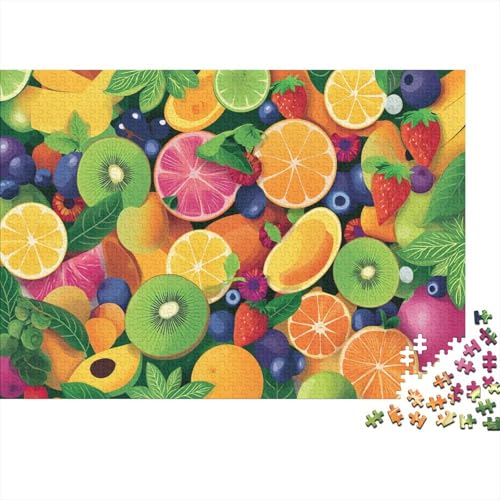 Fruits and Vegetables 300 Teile Puzzle Für Erwachsene Ein Herausforderndes Rätsel Für Erwachsene Und Kinder Ab 12 Jahren 300pcs (40x28cm) von GAOYUCHUN