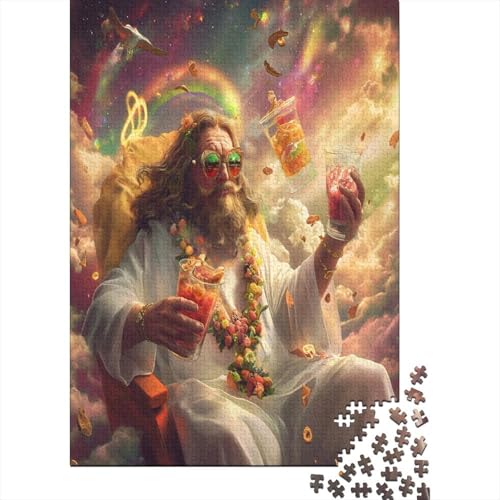 God in The Clouds 300 Teile Puzzle Für Erwachsene Impossible Puzzle Puzzle Für Erwachsene Und Kinder Ab 14 Jahren 300pcs (40x28cm) von GAOYUCHUN