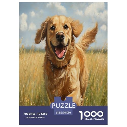 Goldener Retriever Puzzle 1000-teilige Schwer Puzzle Spielzeug Pädagogisches Spiel Impossible Herausforderungsspielzeug Für Erwachsene Und Kinder Ab 12 Jahren 70x50cm/1000pcs Goldener Retriever Puzzle 1000-teilige Schwer Puzzle Spielzeug Pädagogisches Spiel Impossible Herausforderungsspielzeug Für Erwachsene Und Kinder Ab 12 Jahren 70x50cm/1000pcs von GAOYUCHUN