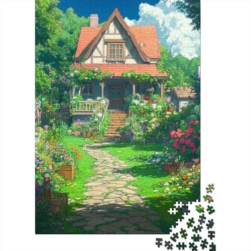 Green Village Puzzle 1000 Teile Erwachsene Lernspiel Spielzeug Geschenk Holzpuzzle Erwachsene Für Erwachsene Und Kinder 1000pcs (75x50cm) von GAOYUCHUN