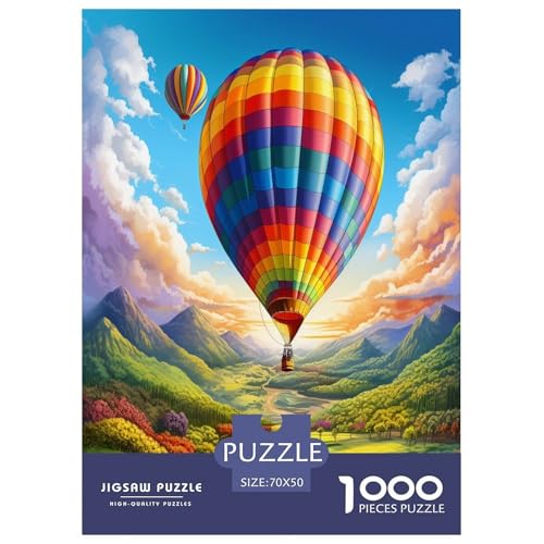 Heißluftballon Puzzles 1000 Teile Schwer Puzzle Spielzeug Lernspiel Impossible Herausforderung Spielzeug Für Erwachsene Und Kinder in Bewährter 70x50cm/1000pcs Heißluftballon Puzzles 1000 Teile Schwer Puzzle Spielzeug Lernspiel Impossible Herausforderung Spielzeug Für Erwachsene Und Kinder in Bewährter 70x50cm/1000pcs von GAOYUCHUN