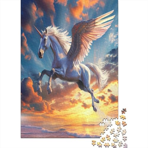 Horse God 300 Teile Puzzle Für Erwachsene Puzzlespiele Für Die Ganze Familie Puzzle Für Erwachsene Und Kinder Ab 14 Jahren 300pcs (40x28cm) von GAOYUCHUN