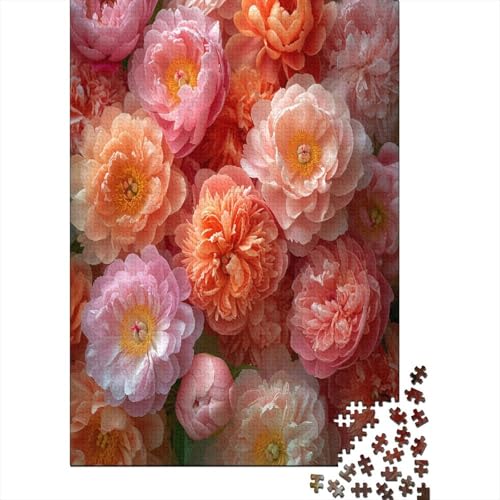 Huge Ping Peonies 1000 Stück Puzzles Für Erwachsene Teenager Geschenke Für Frauen Puzzle Für Erwachsene Und Kinder Ab 14 Jahren 1000pcs (75x50cm) von GAOYUCHUN