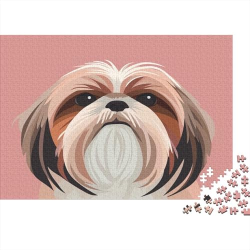 Hund Puzzle 1000 Teile Erwachsener Kniffel Spaß Für Die Ganze Familie - Abwechslungsreiche 1000 Puzzleteilige Motive Puzzle Erwachsene, Puzzel 1000pcs (75x50cm) von GAOYUCHUN